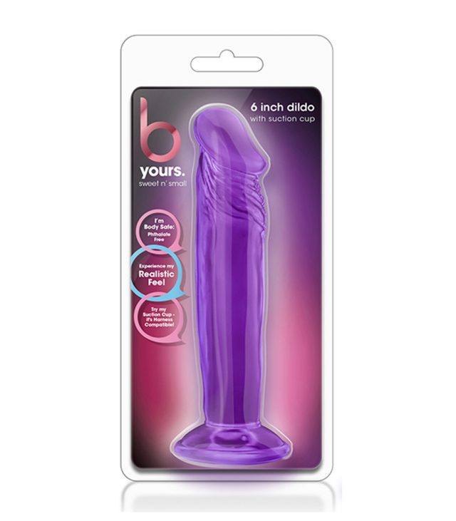 B Yours Sweet N Small 6 Inch Purple Dildo - Image 4