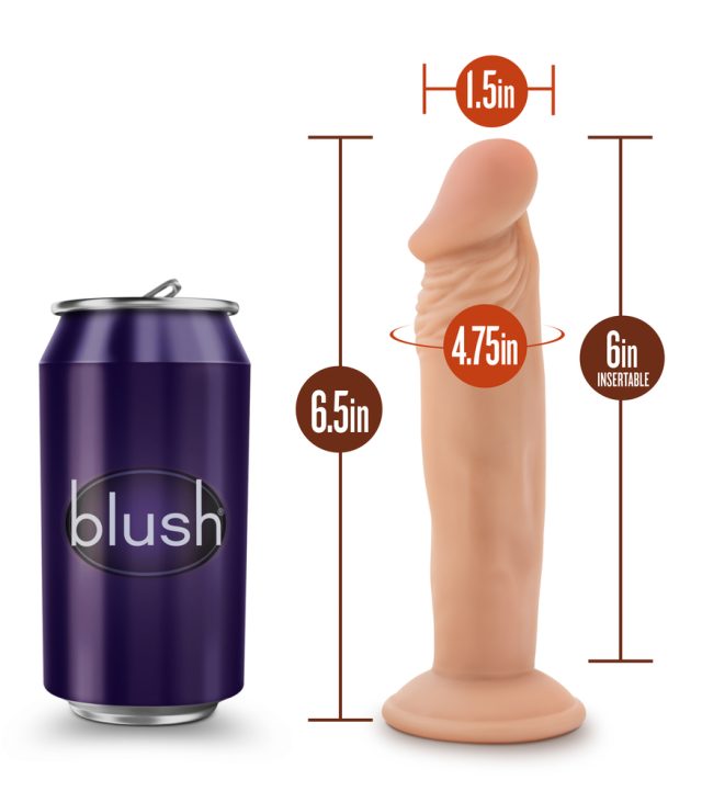 Dr Skin Dr Small  6 Inch Flesh Dildo - Image 3