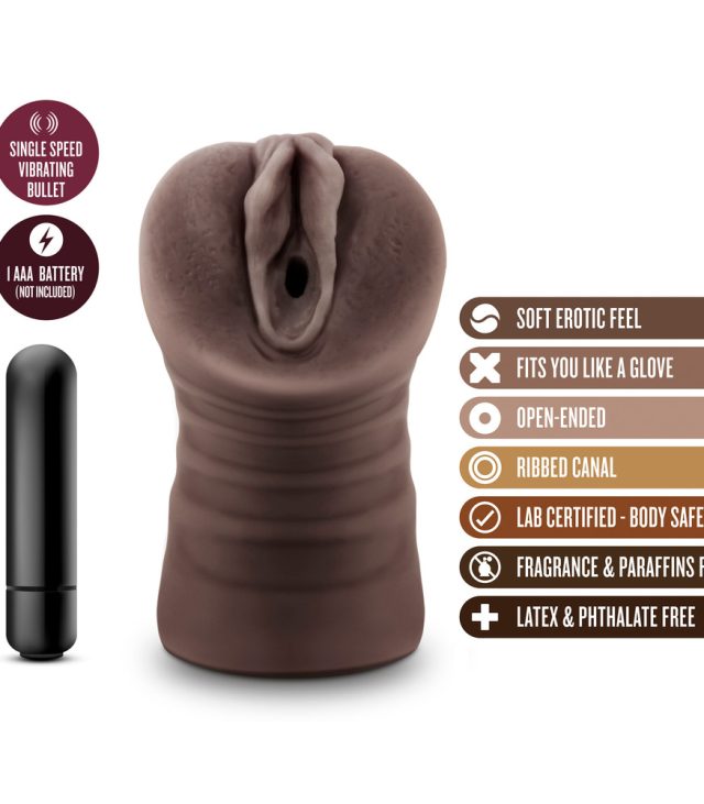 Hot Chocolate Brianna Vagina Vibrating Masturbator - Image 2