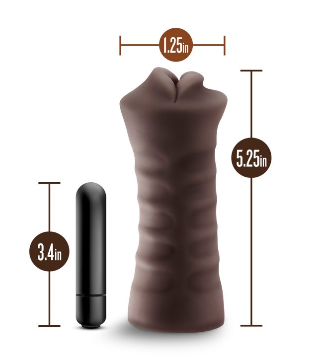Hot Chocolate Heather Mouth Vibrating Masturbator - Image 3