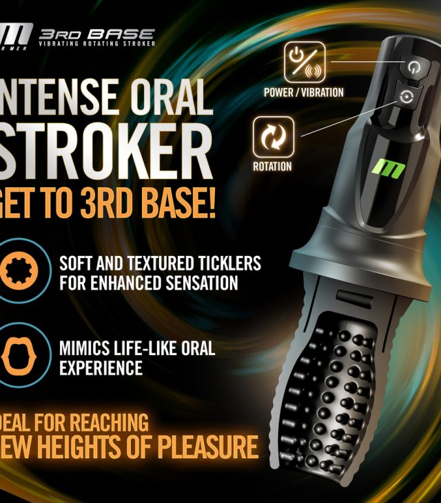 3RD Base Vibrating Rotating Masturbator - Image 4