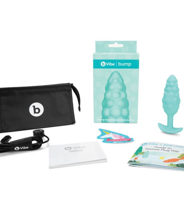 B Vibe Bump Textured Butt Plug - Image 3