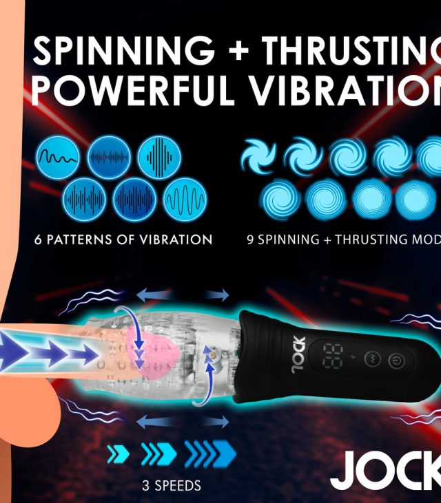 Jock Spinning Thursting and Vibrating Masturbator - Image 4