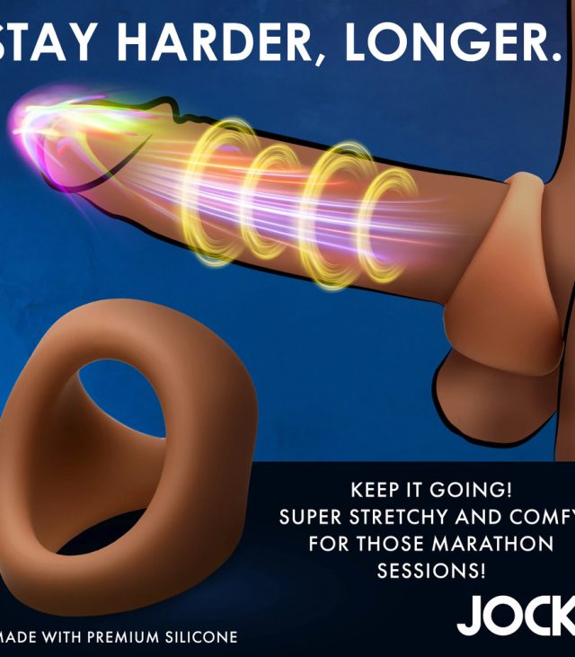JOCK Silicone Cock and Ball Ring Medium - Image 3