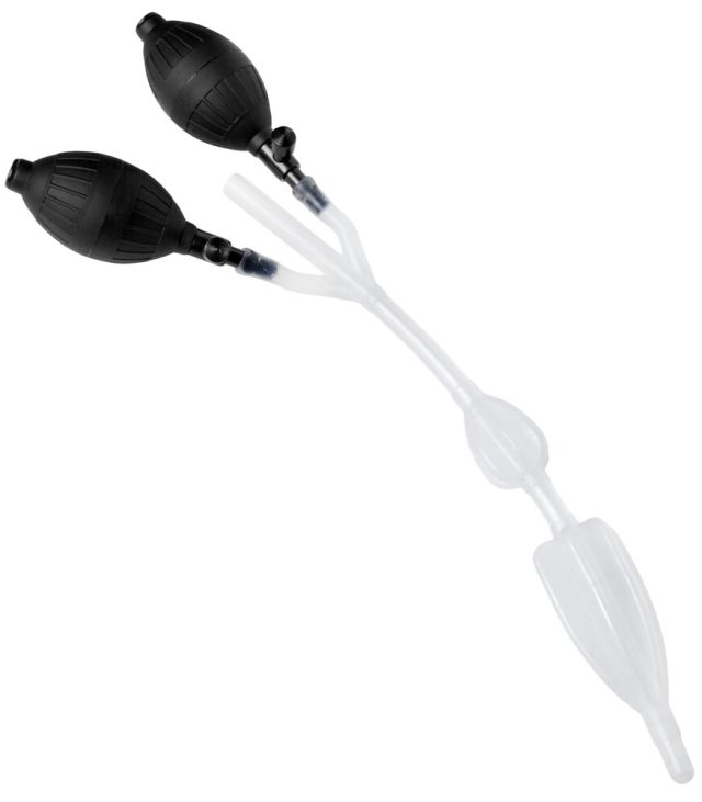 Clean Stream Silicone Inflatable Double Bulb Enema System