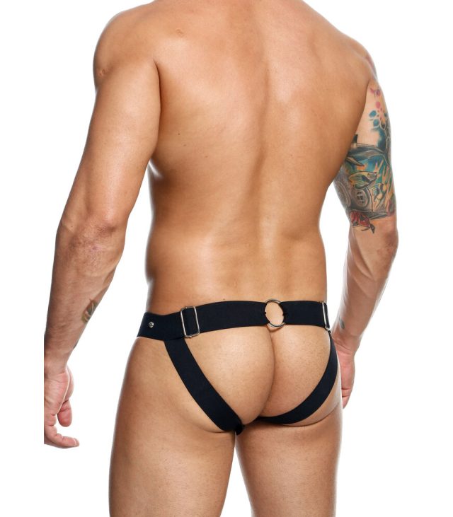 Male Basics Dngeon Peekaboo Jock Black One Size - Image 2