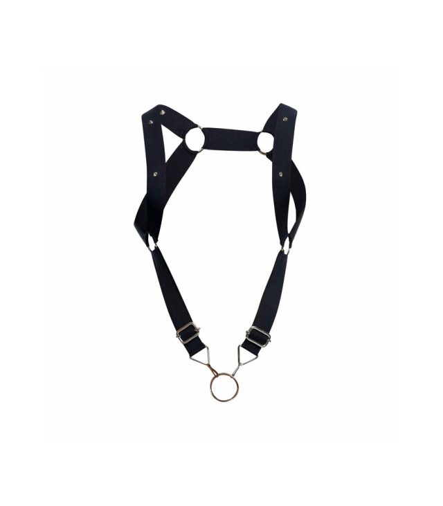 Male Basics Dngeon Straight Back Harness With Cock Ring - Image 3
