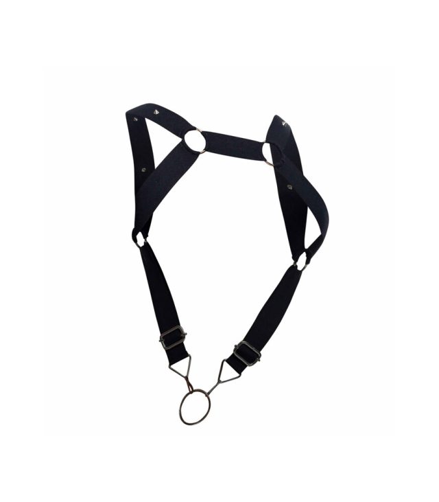 Male Basics Dngeon Straight Back Harness With Cock Ring - Image 4