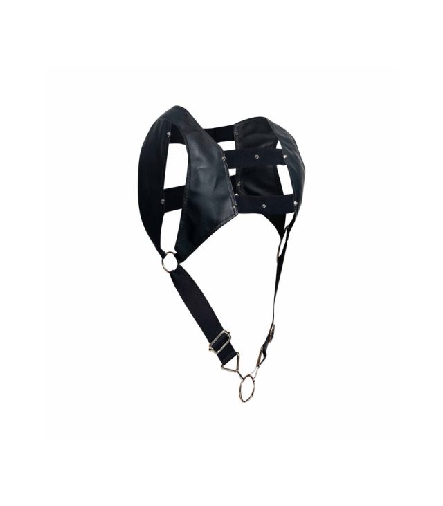 Male Basics Dngeon Crop Top Cock Ring Harness - Image 4