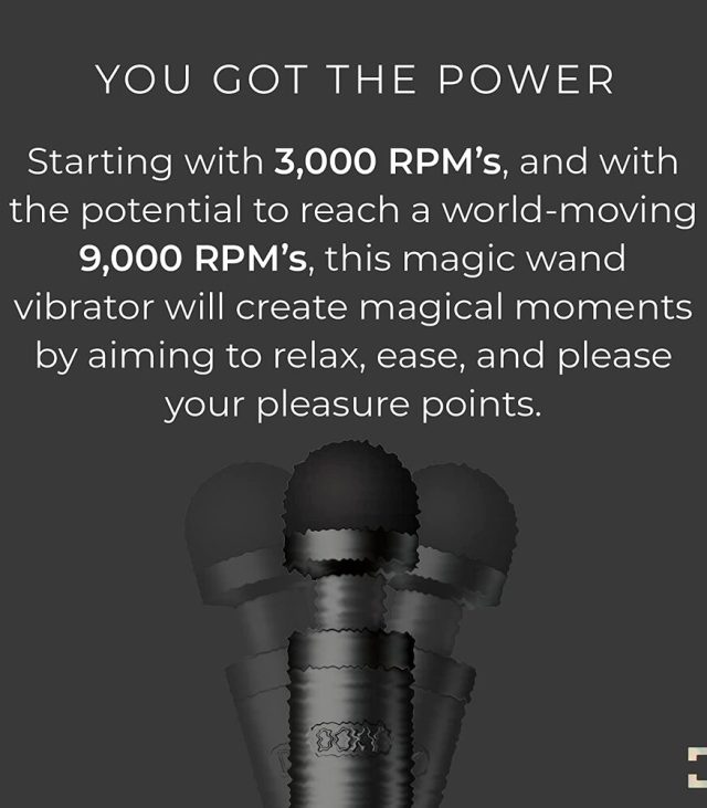 Doxy Die Cast 3 Rechargeable Wand Matte Black - Image 2