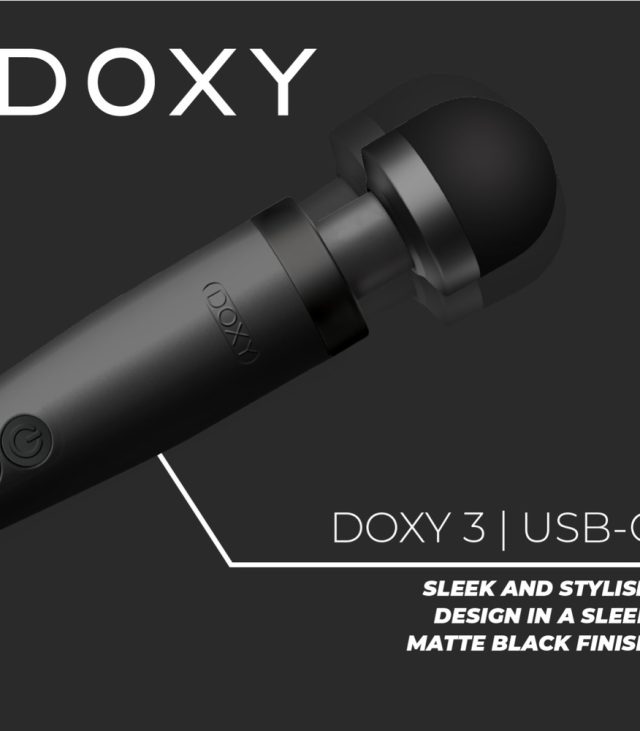 Doxy Wand 3 Black USB Powered - Image 2