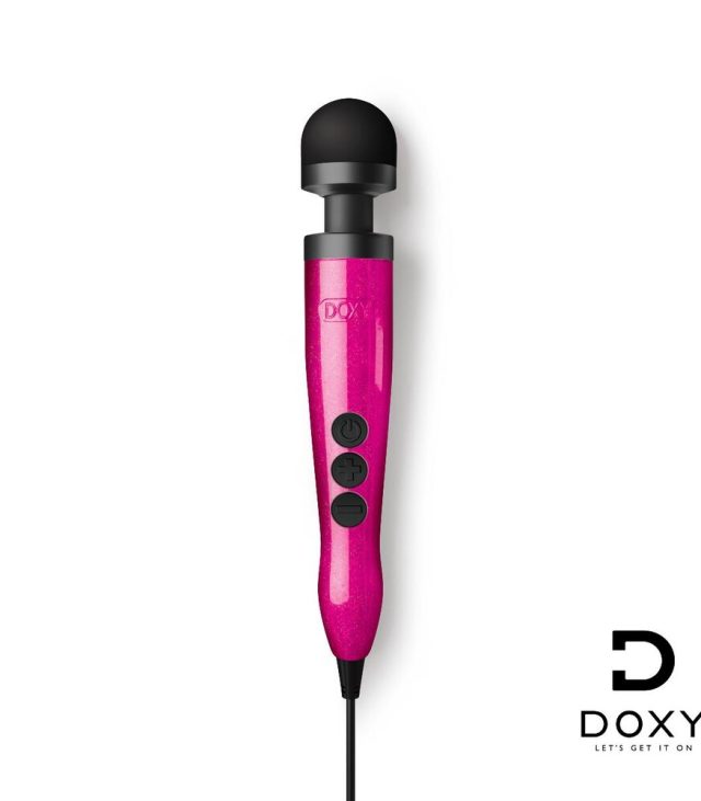Doxy Die Cast Wand Massager 3 HOT PINK