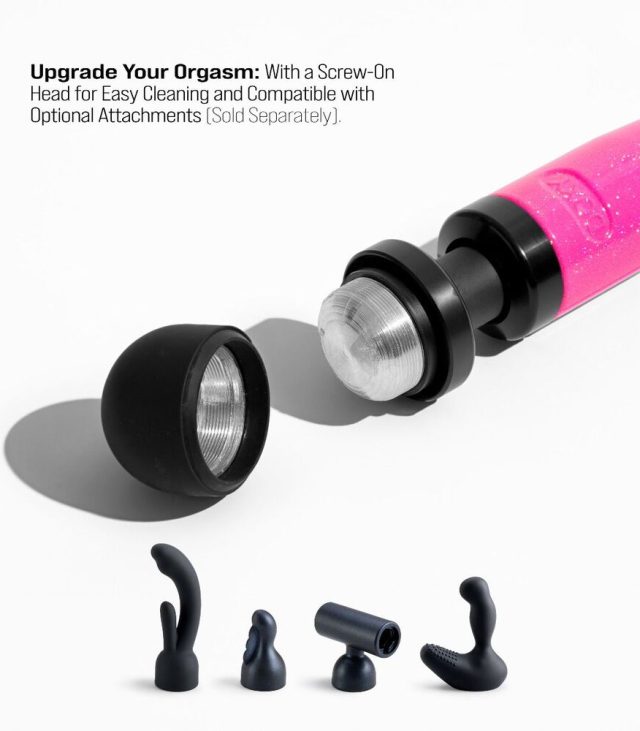 Doxy Die Cast Wand Massager 3 HOT PINK - Image 3