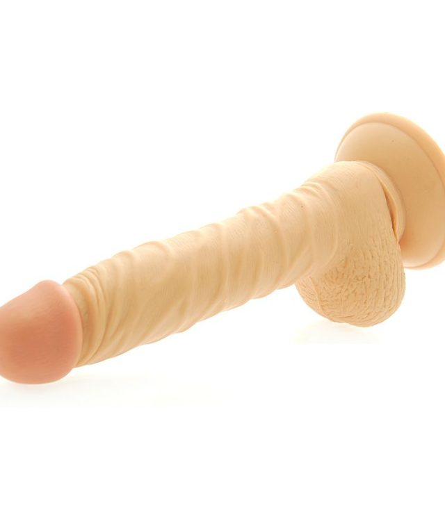 8 Inch Realistic Dong with Scrotum - Image 2