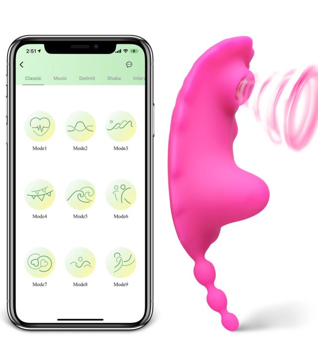 App Controlled Sucking Clit Vibe