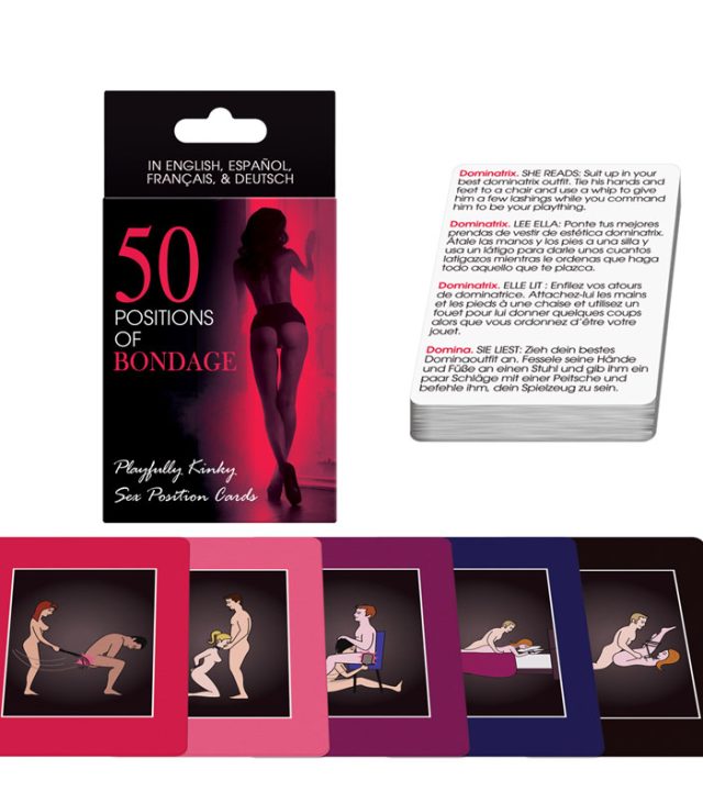 50 Positions Of Bondage Sex Position Cards