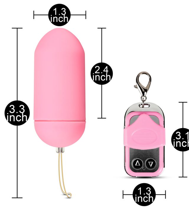10 Function Remote Control Vibrating Pink Egg - Image 4