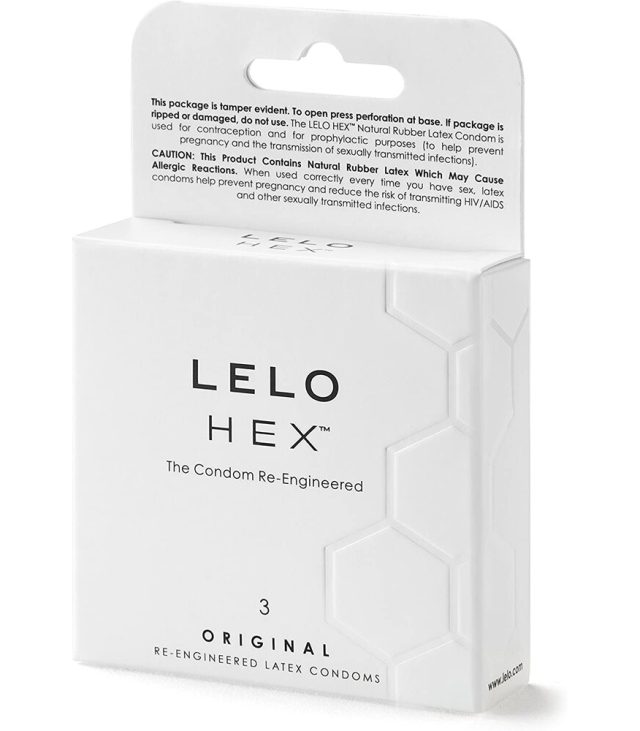 Lelo Hex Original Condoms 3 Pack