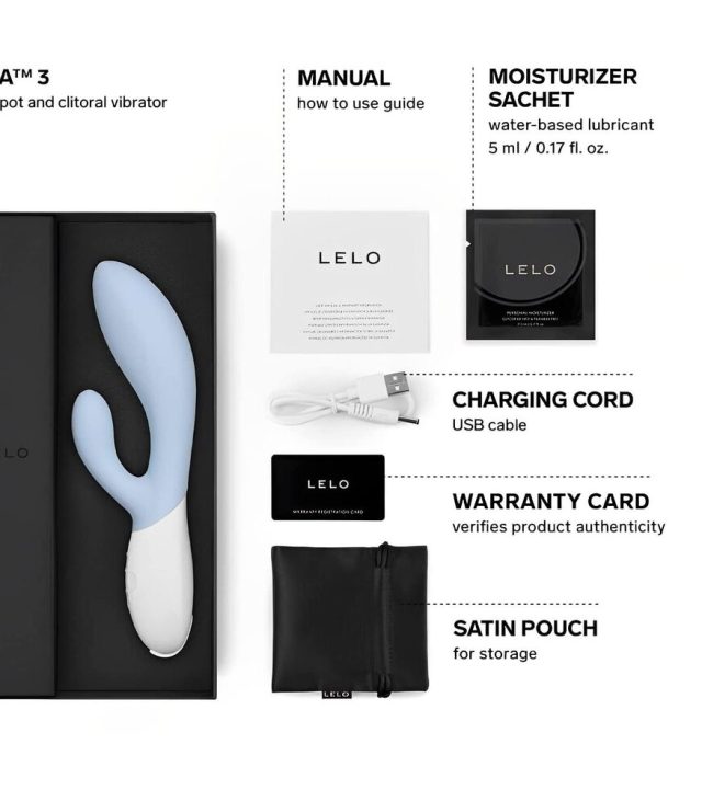 Lelo Ina 3 Dual Action Massager Seafoam - Image 3