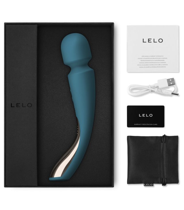Lelo Smart Wand 2 Med Ocean Blue - Image 4