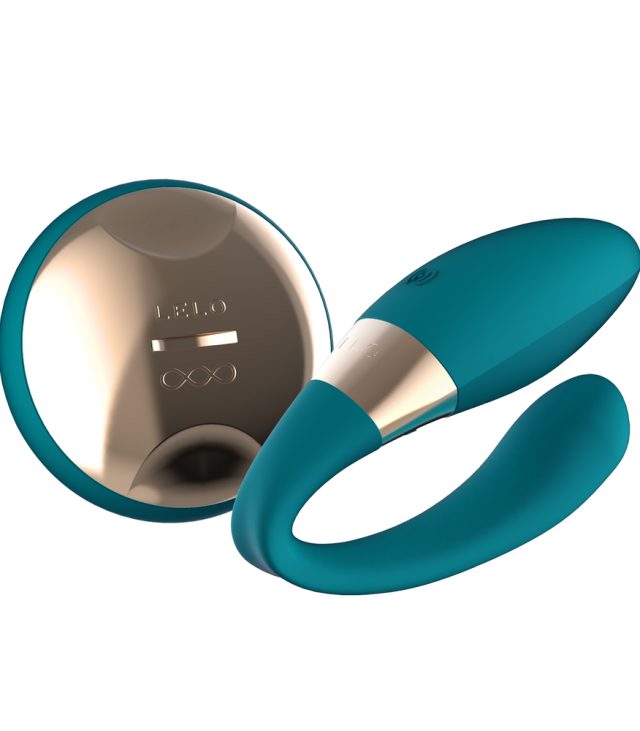 Lelo Tiani Duo Couples Massager Ocean Blue - Image 4