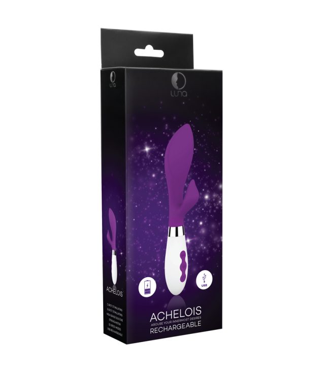 Achelois Rechargeable Vibrator Purple - Image 4