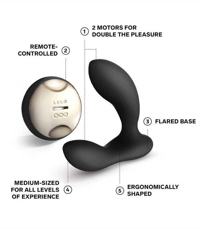 Lelo Hugo Luxury Prostate Massager Black - Image 2