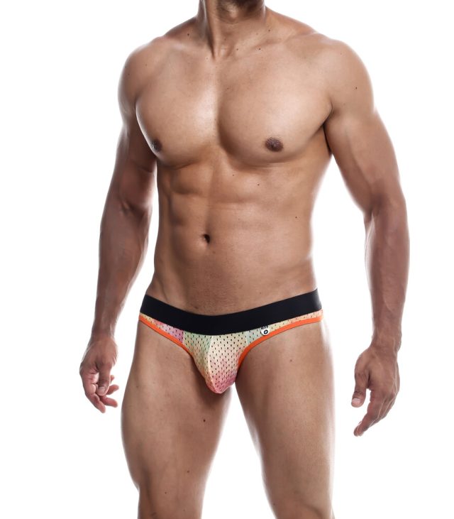 Male Basics Aero Jock Orange
