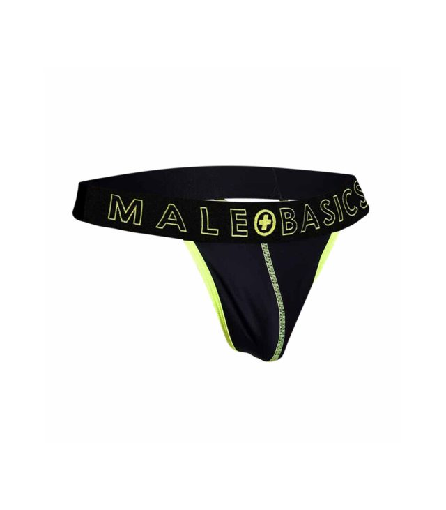 Male Basics Neon Thong Yellow - Image 3