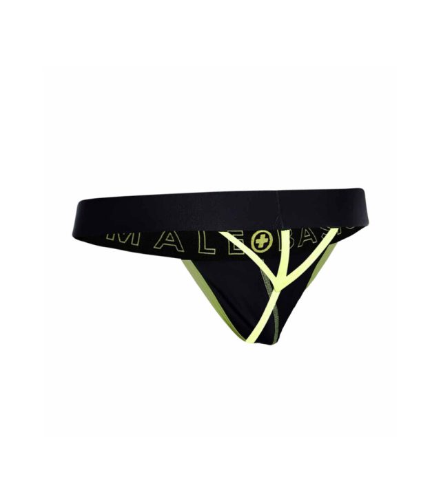 Male Basics Neon Thong Yellow - Image 4