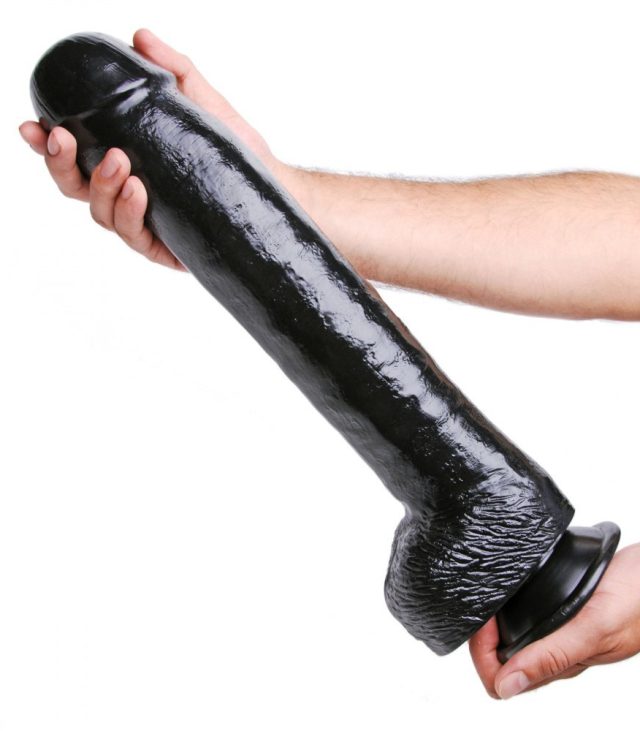 XR The Black Destroyer Huge Suction Cup Dildo - Image 2
