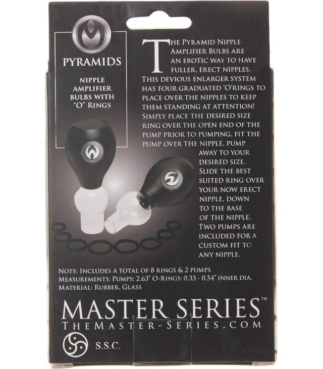 Master Series Nipple Amplifier Enlargement Bulbs With O Rings - Image 4