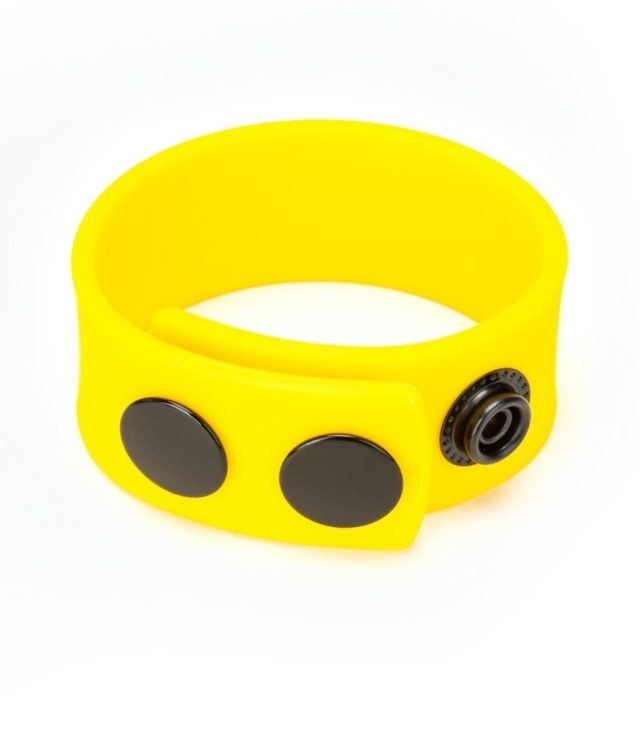 Me You Us Cock Strap Yellow Silicone