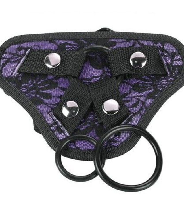 Me You Us Lace Harness With Bullet Pocket