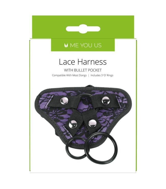 Me You Us Lace Harness With Bullet Pocket - Image 2