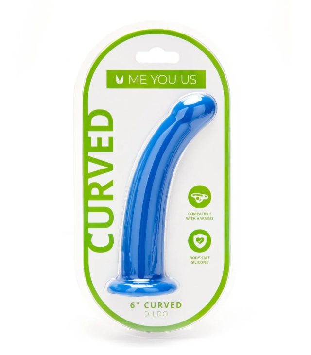 Me You Us 6 Inch Curved Silicone Dildo - Image 3