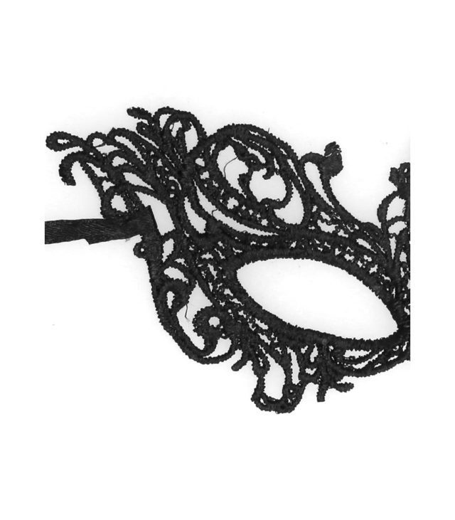 Ouch Royal Black Lace Mask - Image 2