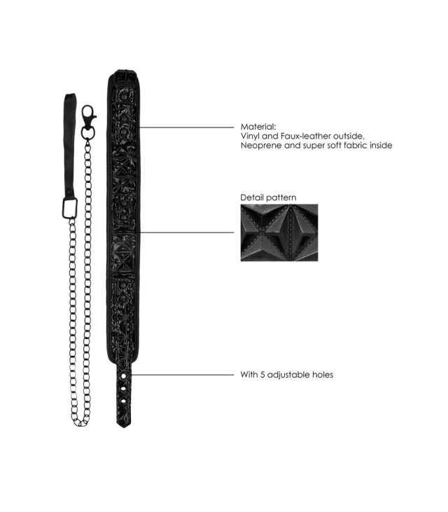 Ouch Luxury Collar With Leash - Image 2