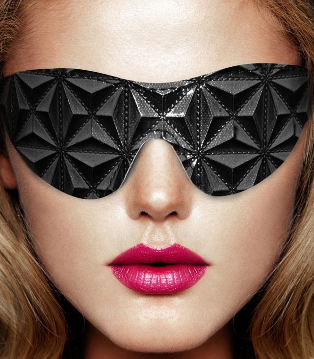 Ouch Black Luxury Eye Mask - Image 3