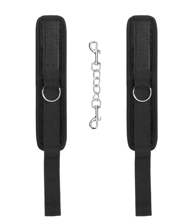 Ouch Velvet And Velcro Wrist Cuffs - Image 2
