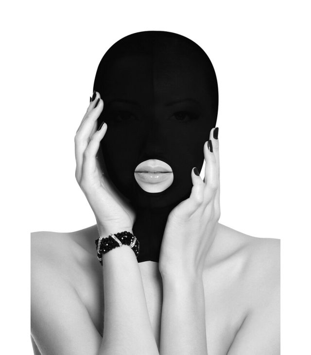 Ouch Submission Mask with Open Mouth