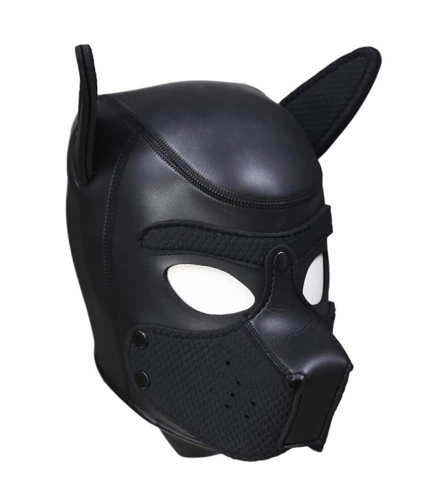 Neoprene Puppy Mask Puppy Play