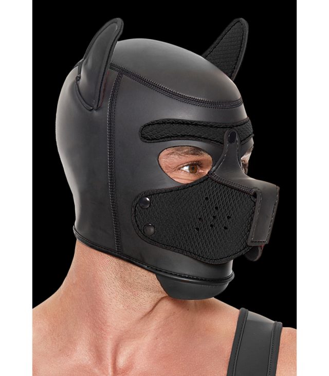 Neoprene Puppy Mask Puppy Play - Image 4