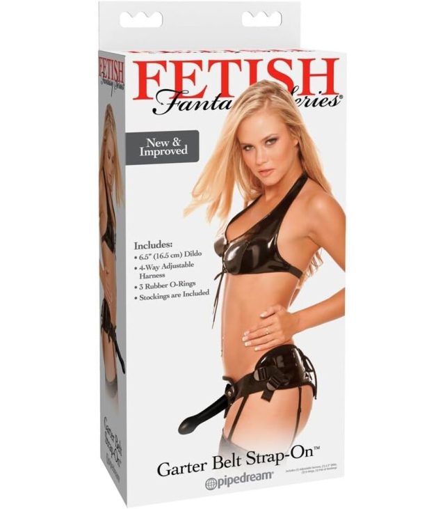 Fetish Fantasy Series Garter Belt Strap On Dildo