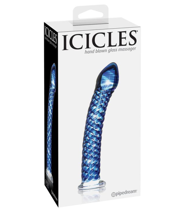 Icicles 29 Hand Blown Glass Massager - Image 4