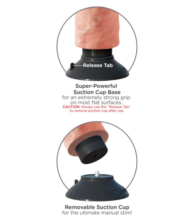 King Cock Vibrating With Balls 9 Inches - Image 3
