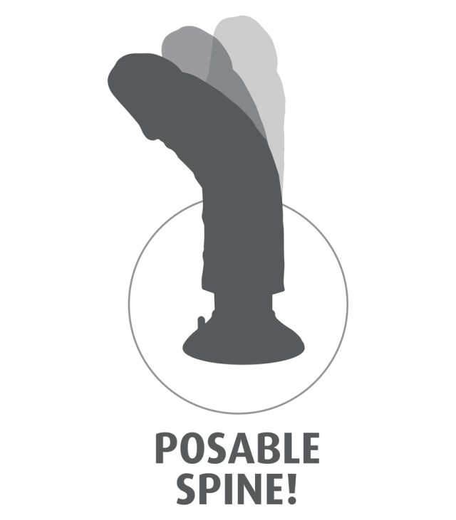 King Cock Vibrating With Balls 9 Inches - Image 4