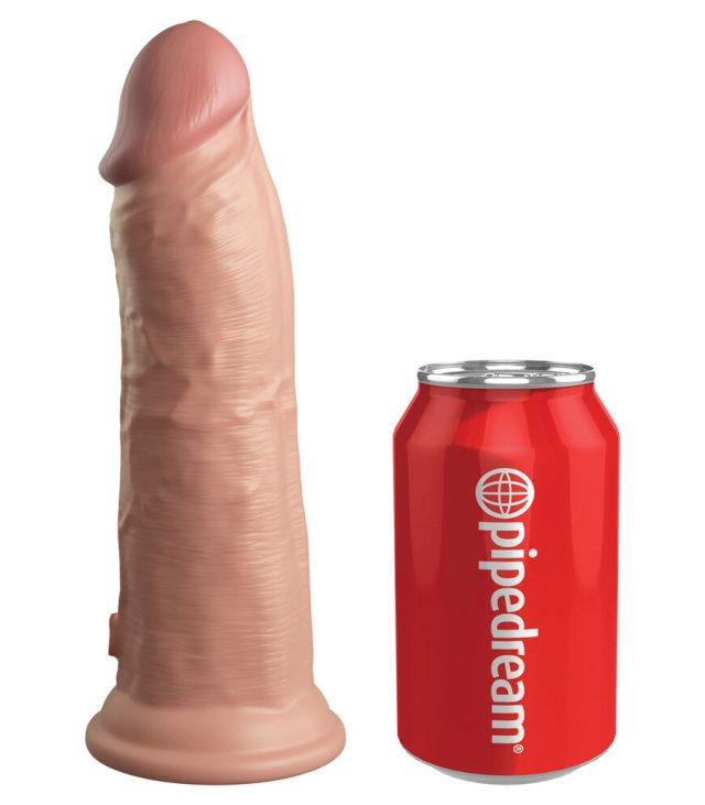 King Cock Elite 8 Inch Dual Density Cock Flesh Pink - Image 3