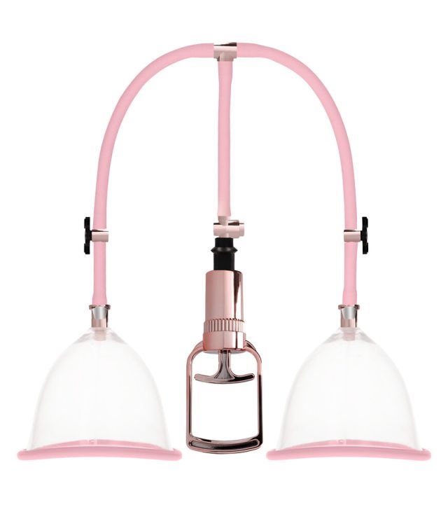 Pumped Breast Pump Medium Rose Gold