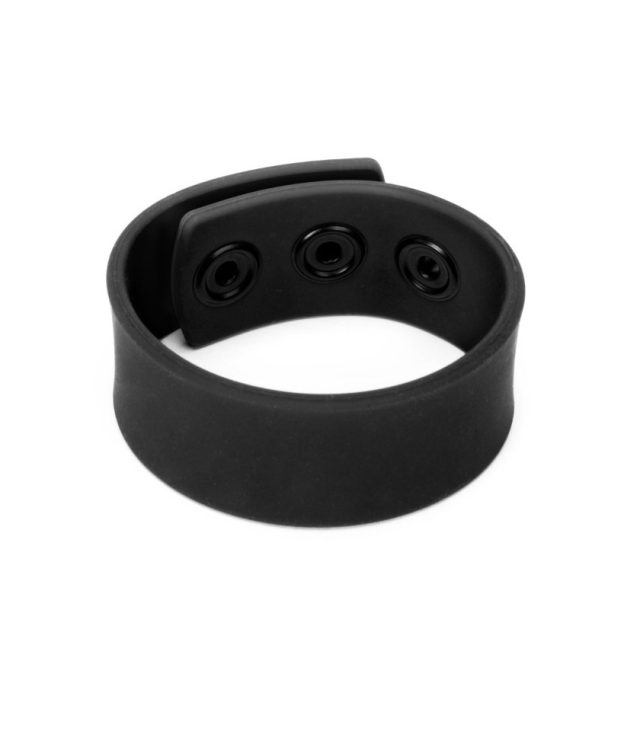 Prowler Red Silicone Adjustable Cock Strap Black - Image 2